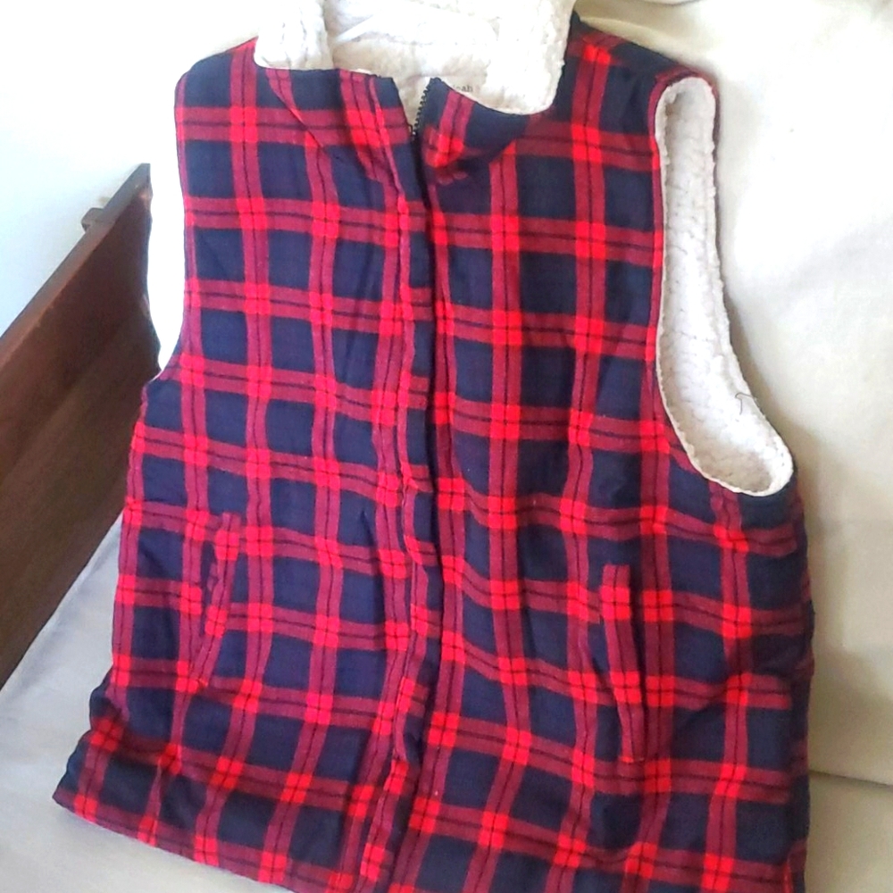 I Joah Plaid Vest